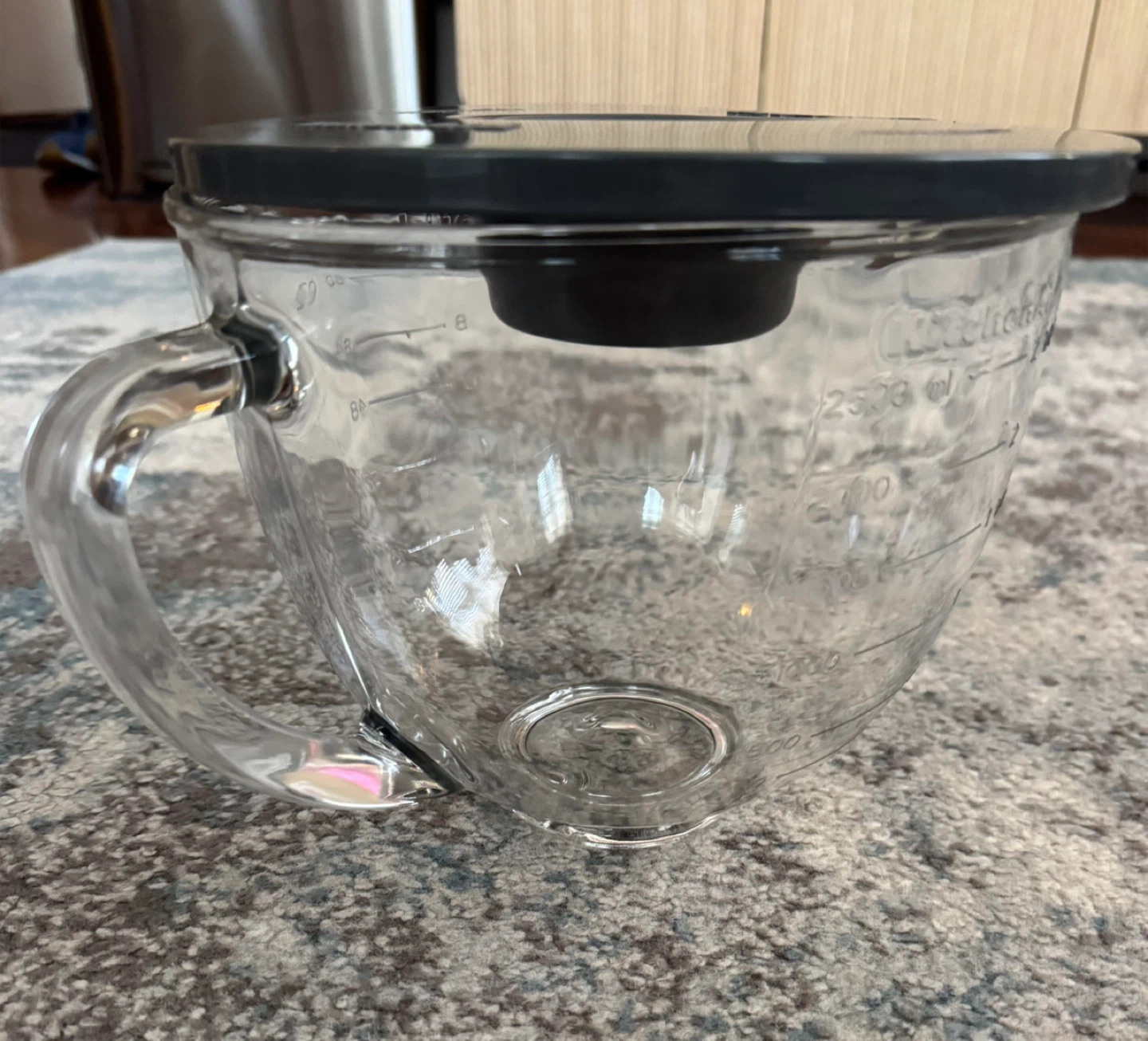 NEW 3.5 Qt KitchenAid Glass Mixing Bowl with Lid - photo 5