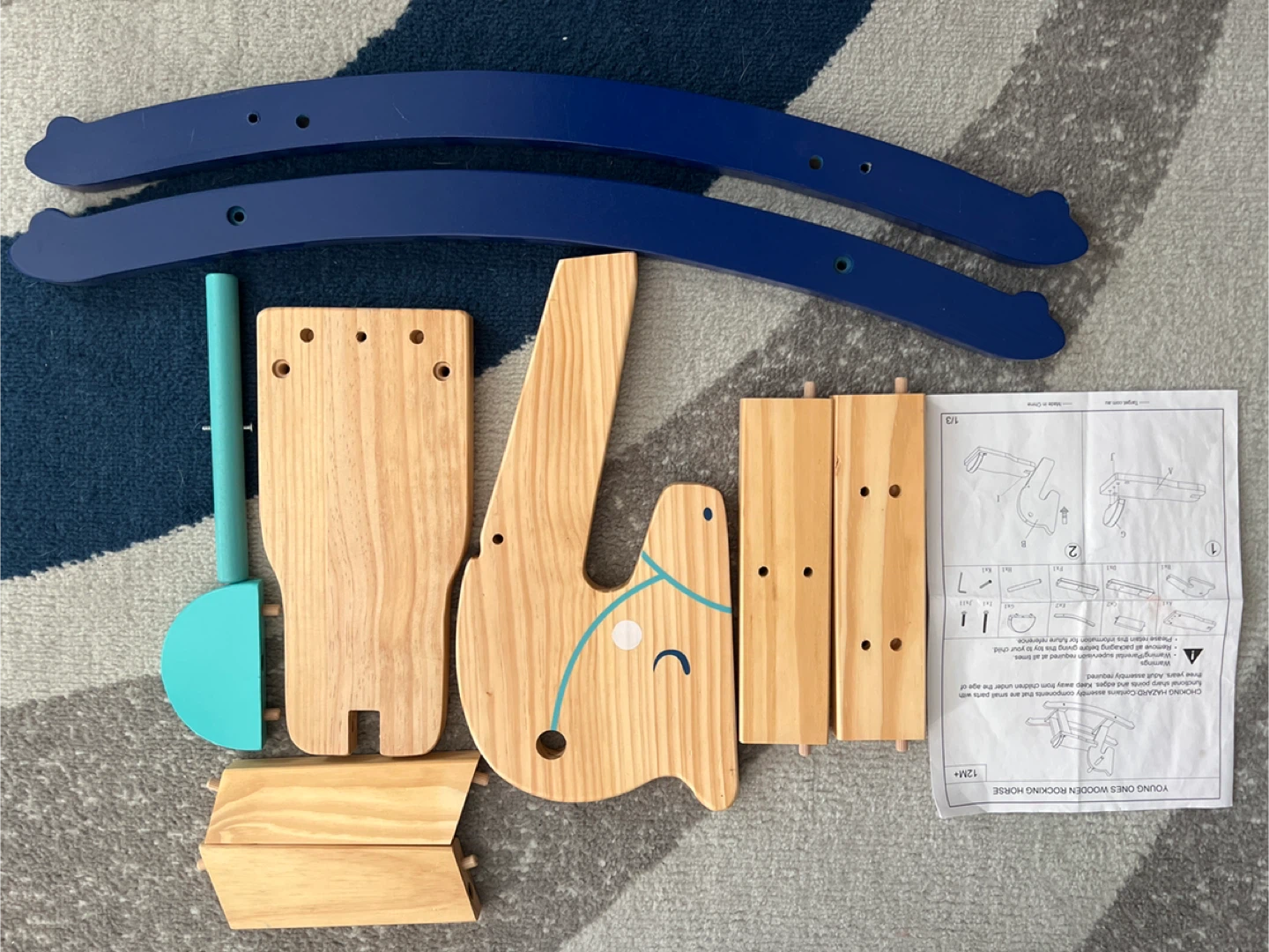 🐴 Young Ones Wooden Rocking Horse | Toddler Active Play
