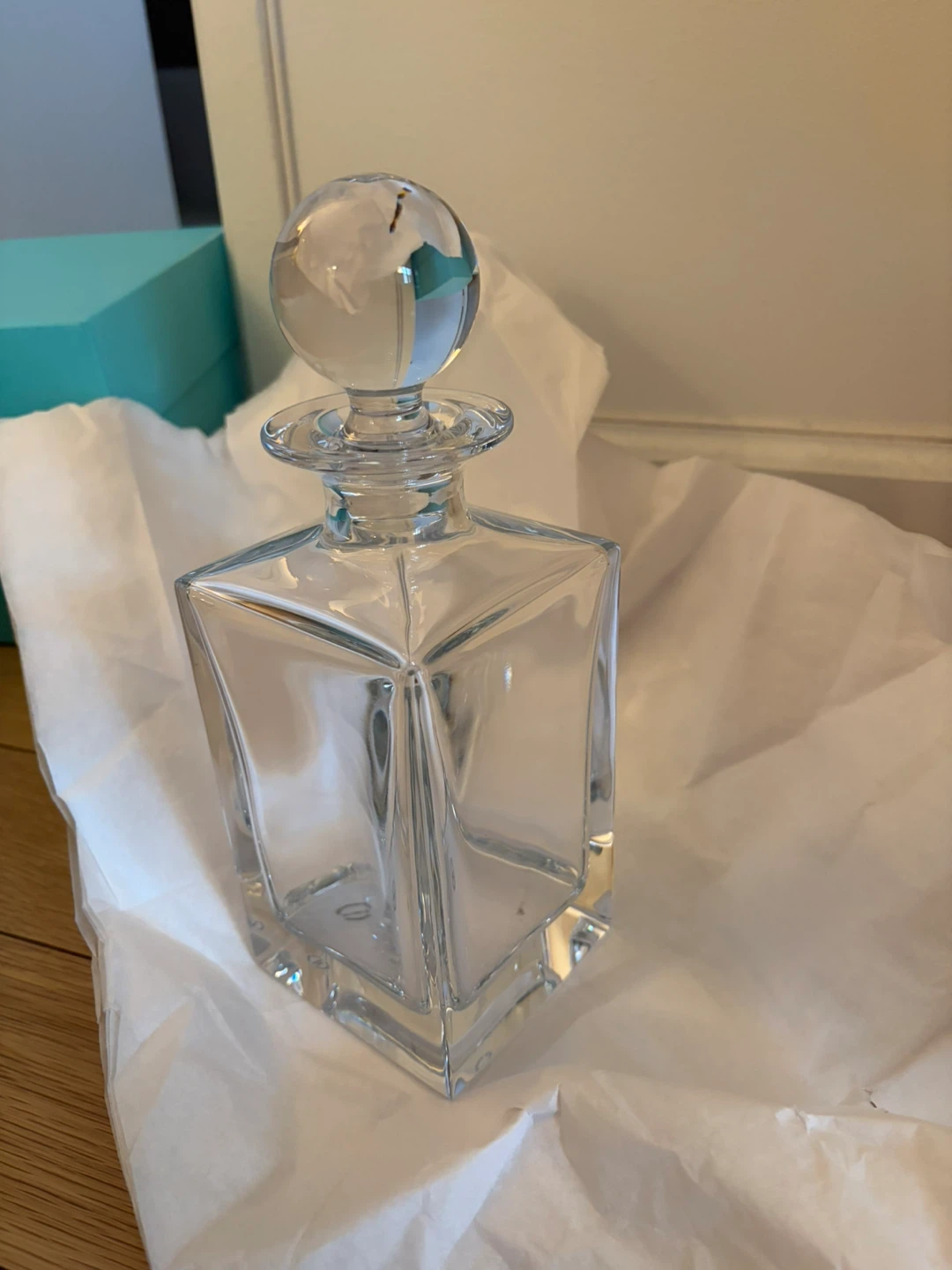 Tiffany & Co. Crystal Square Decanter - photo 3