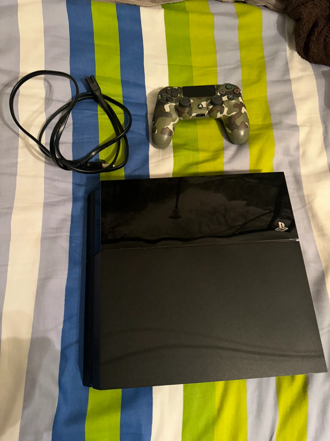 PlayStation 4 Console with Camo Controller