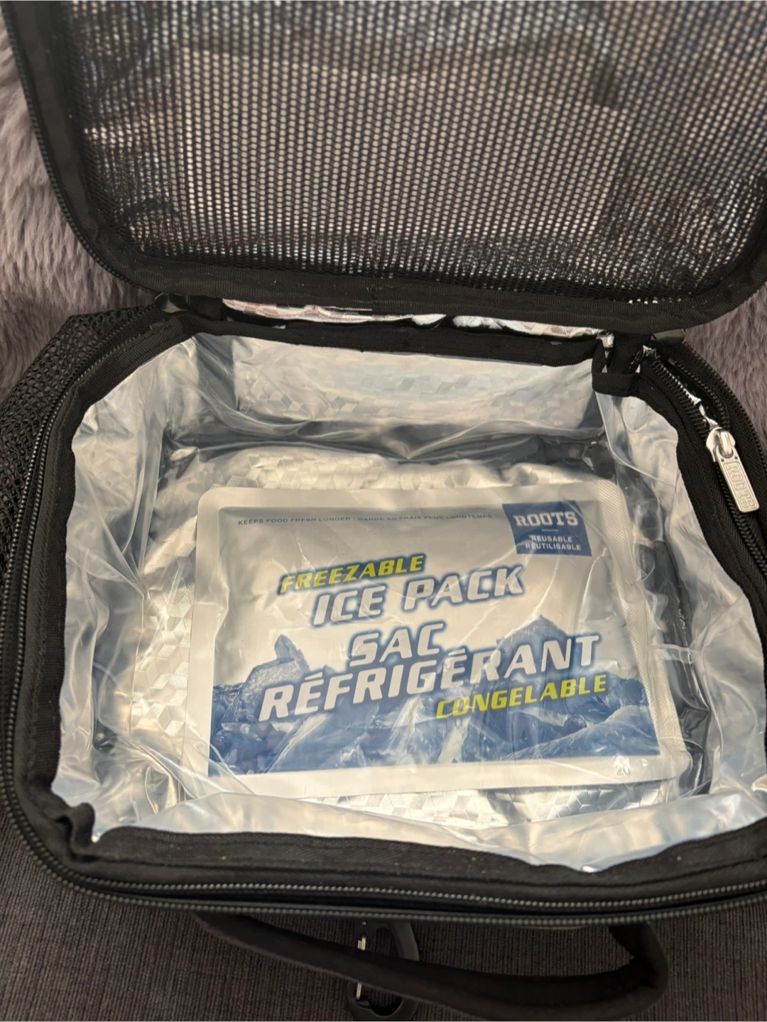Roots Lunch Bag with Ice Pack and Container - photo 3