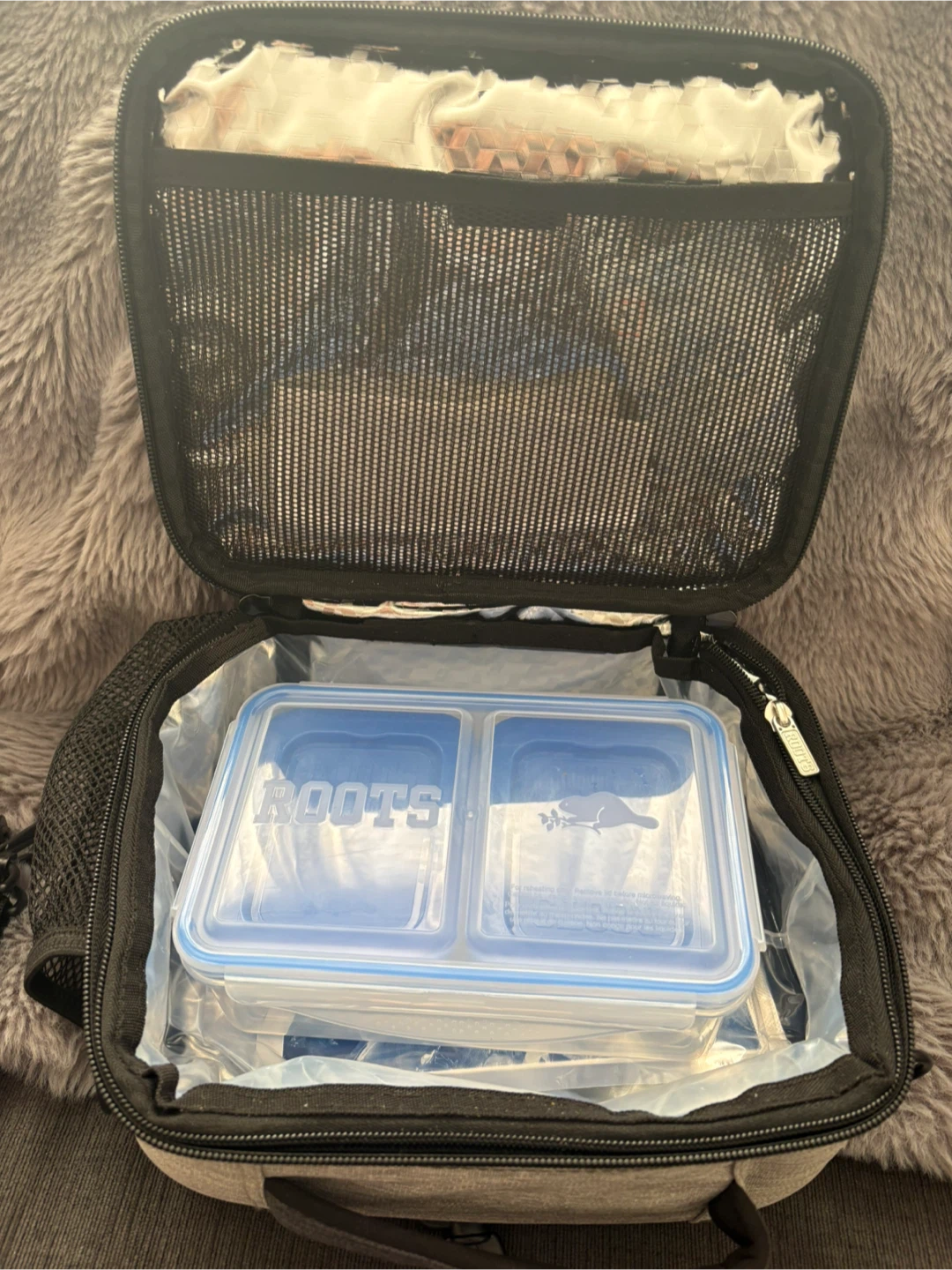 Roots Lunch Bag with Ice Pack and Container - photo 2