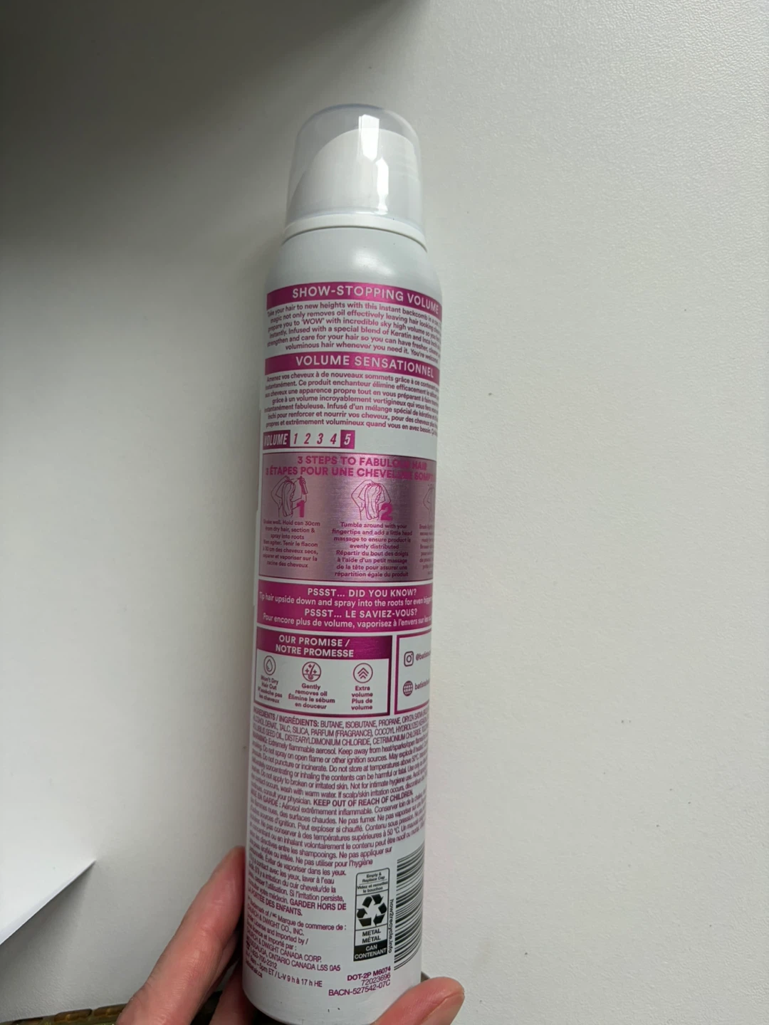 Batiste XXL Volume Dry Shampoo 200ml - photo 2