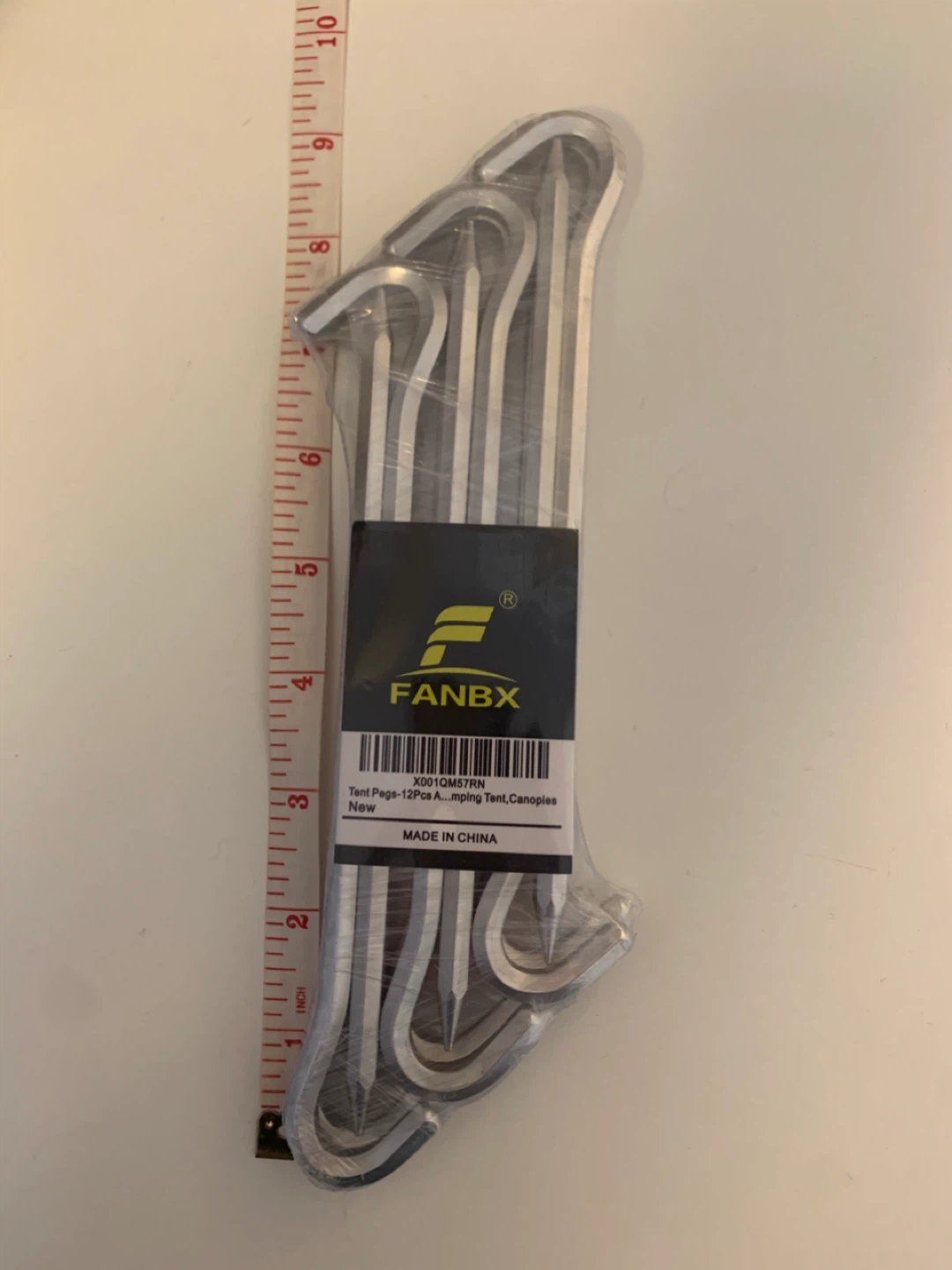 12-Piece Aluminium Tent Stakes Pegs