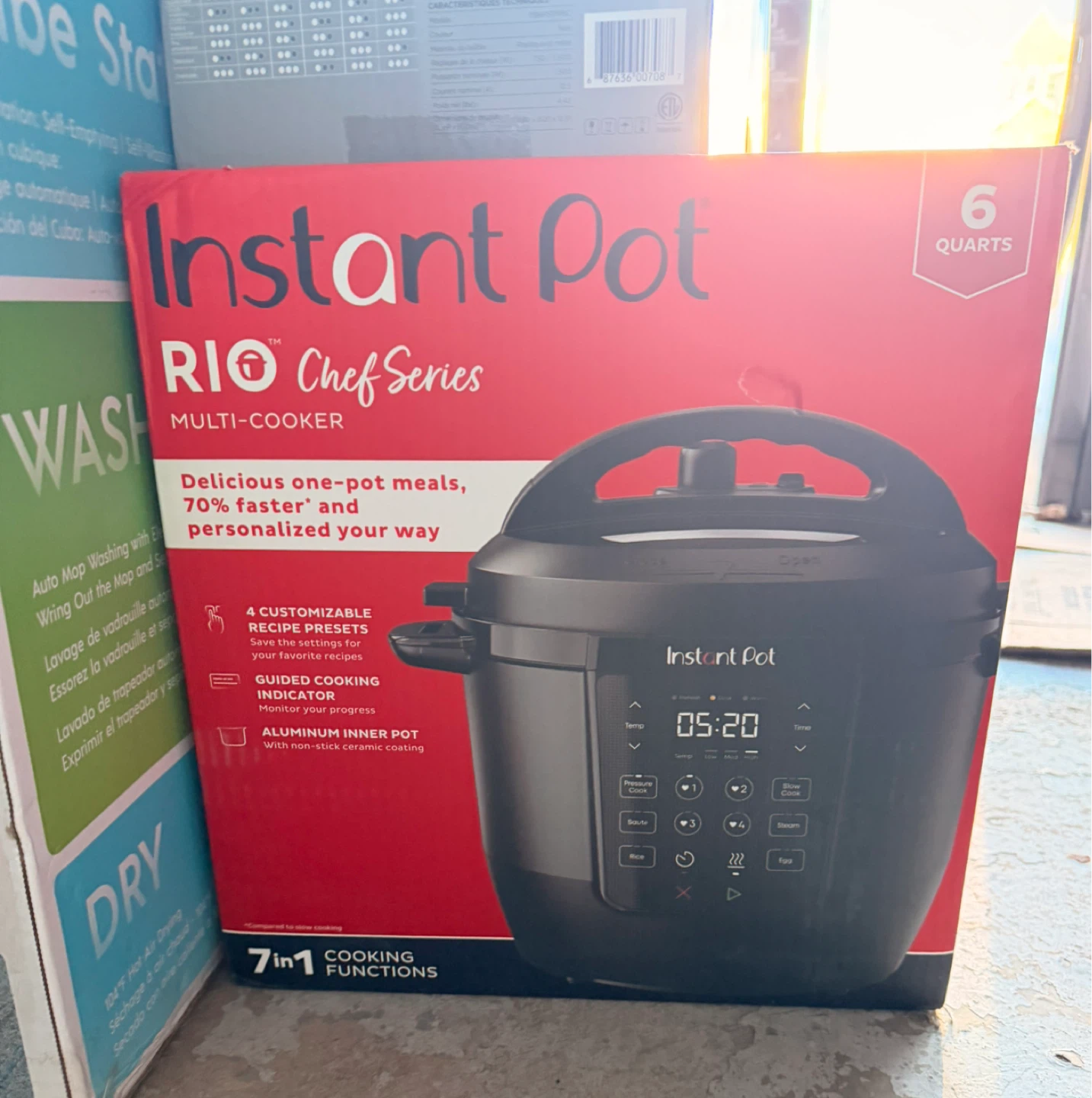 Instant Pot RIO Chef Series Multi-Cooker, 6 Quarts