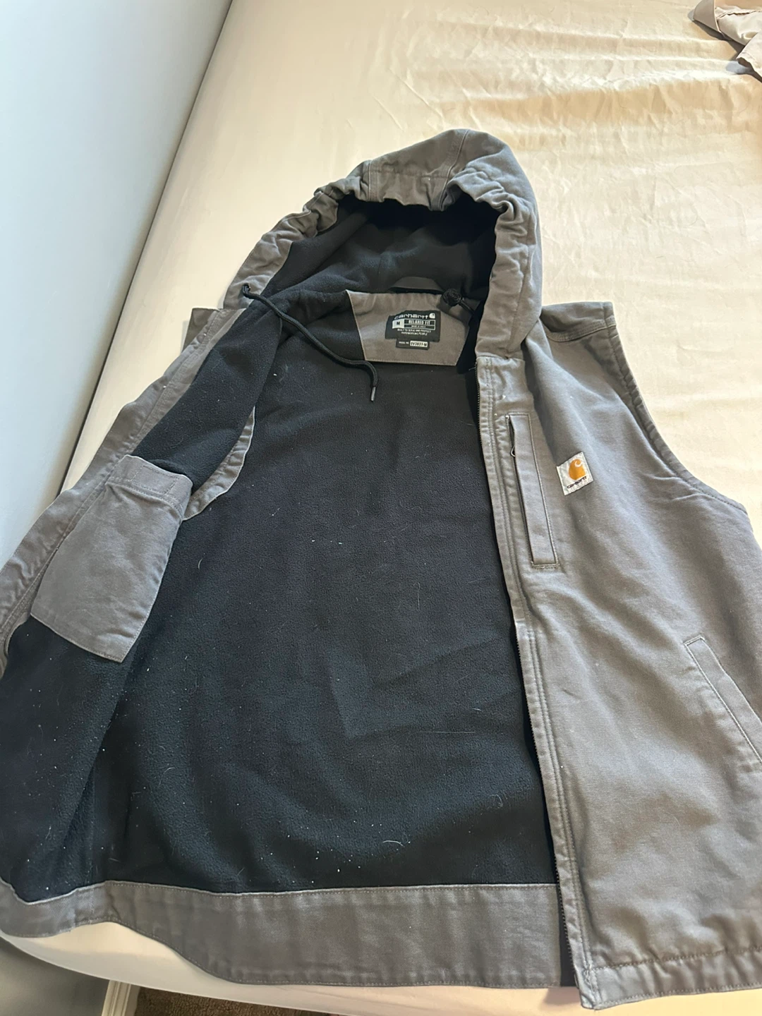 Carhartt Relaxed Fit  Vest - Grey - Size M - photo 4