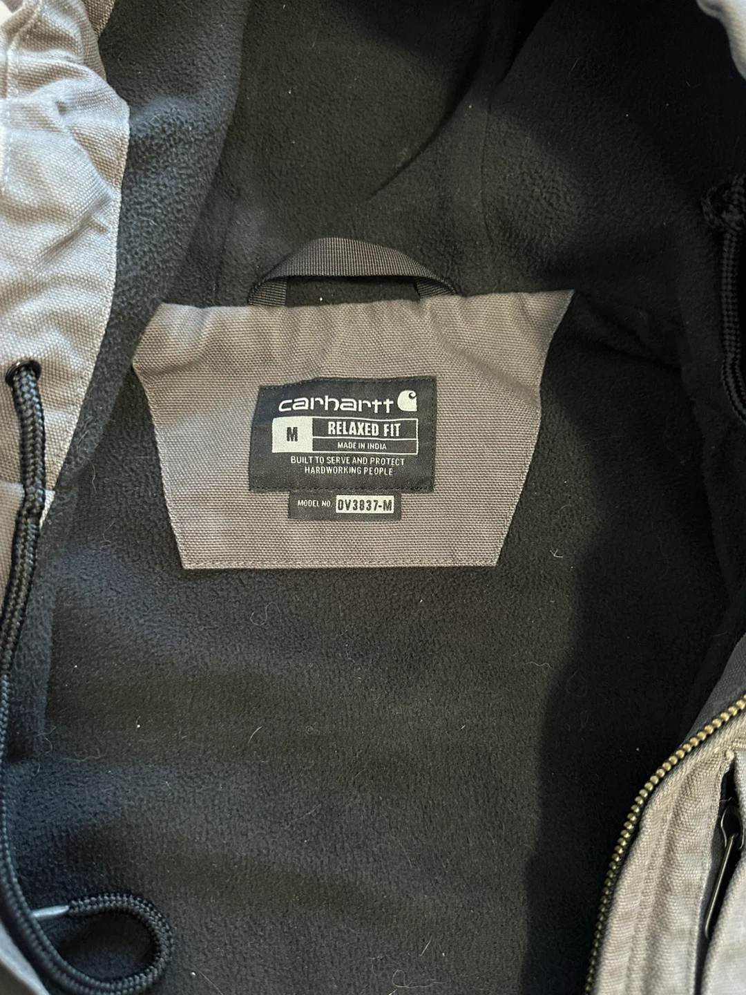 Carhartt Relaxed Fit  Vest - Grey - Size M - photo 3