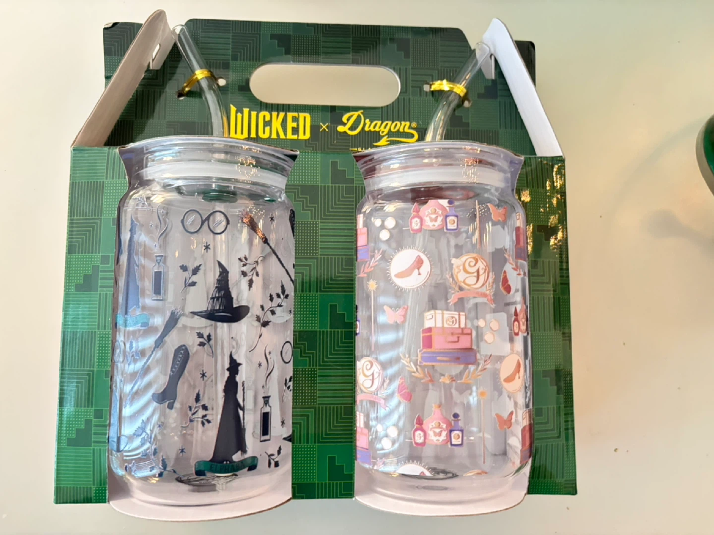 Wicked Set of 2 Drinking Glasses