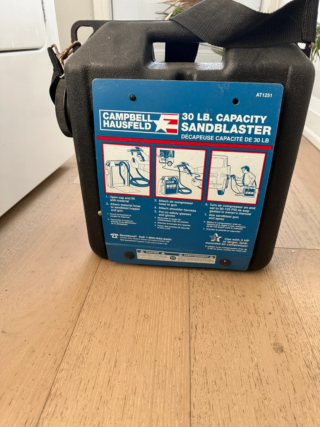 Campbell Hausfeld 30 lb Sandblaster