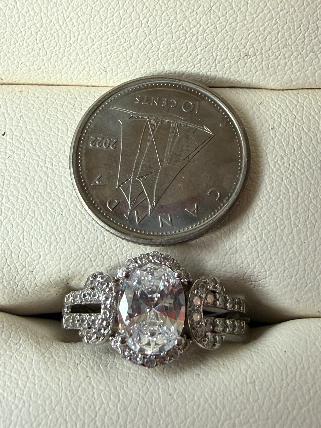 Silver ring size 6.5