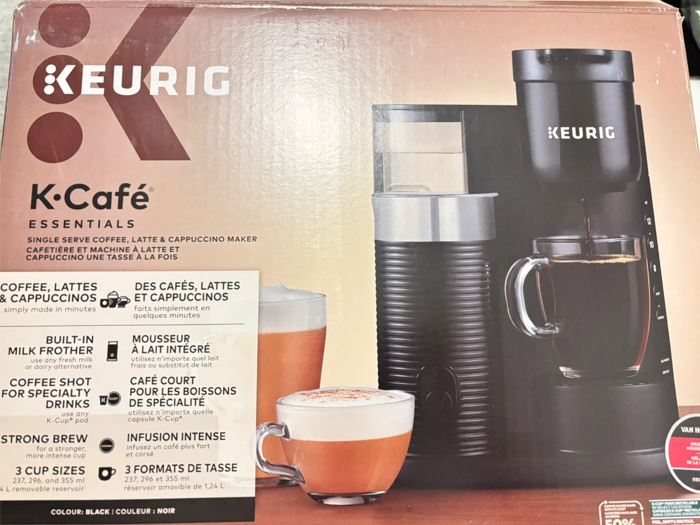Keurig K Cafe Coffee Maker with Frother