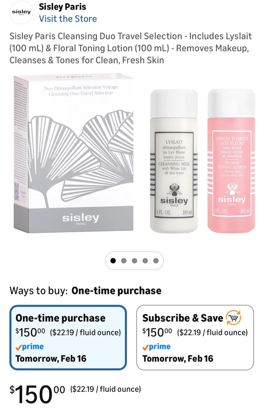 🩵Sisley Paris Cleansing Duo Travel Selection - 100ml