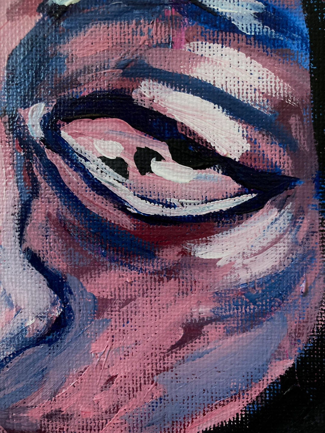 Original Acrylic Painting - Expressive Portrait - photo 2