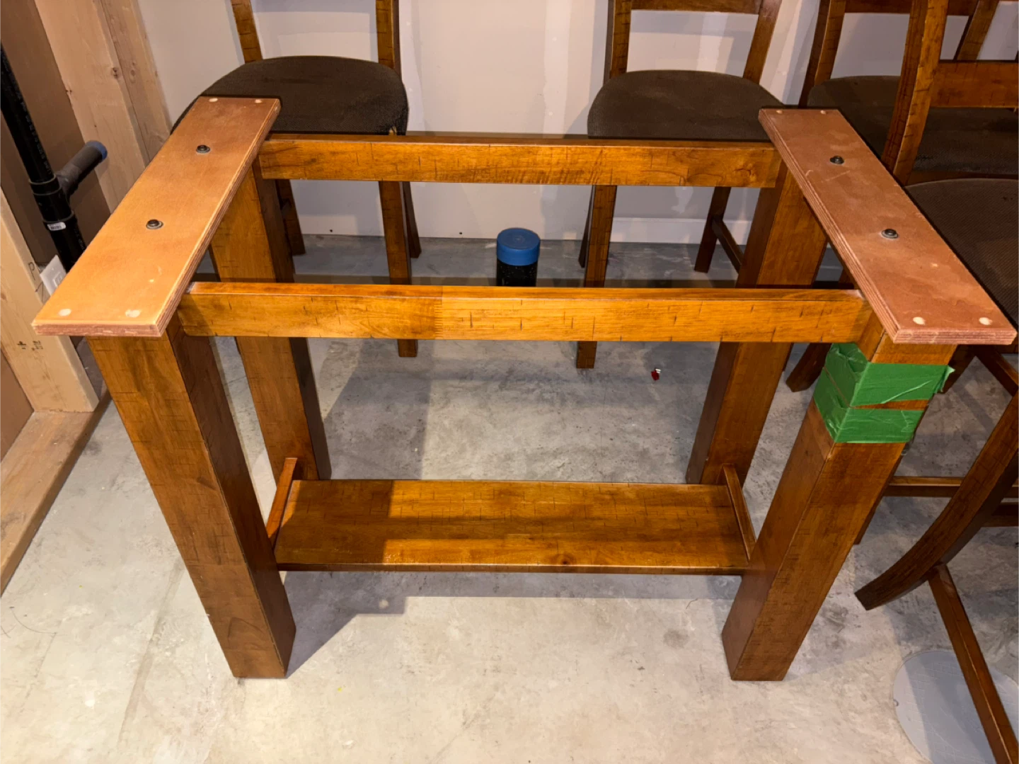 Bar Height Solid Wood Table - photo 3