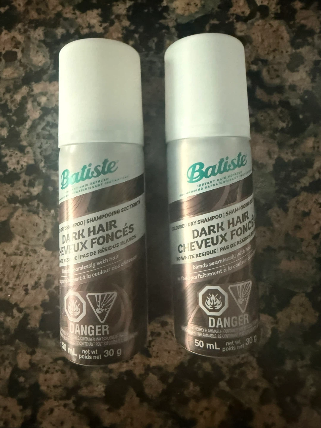 Batiste Dark Hair Coloured Dry Shampoo (2x 50ml)