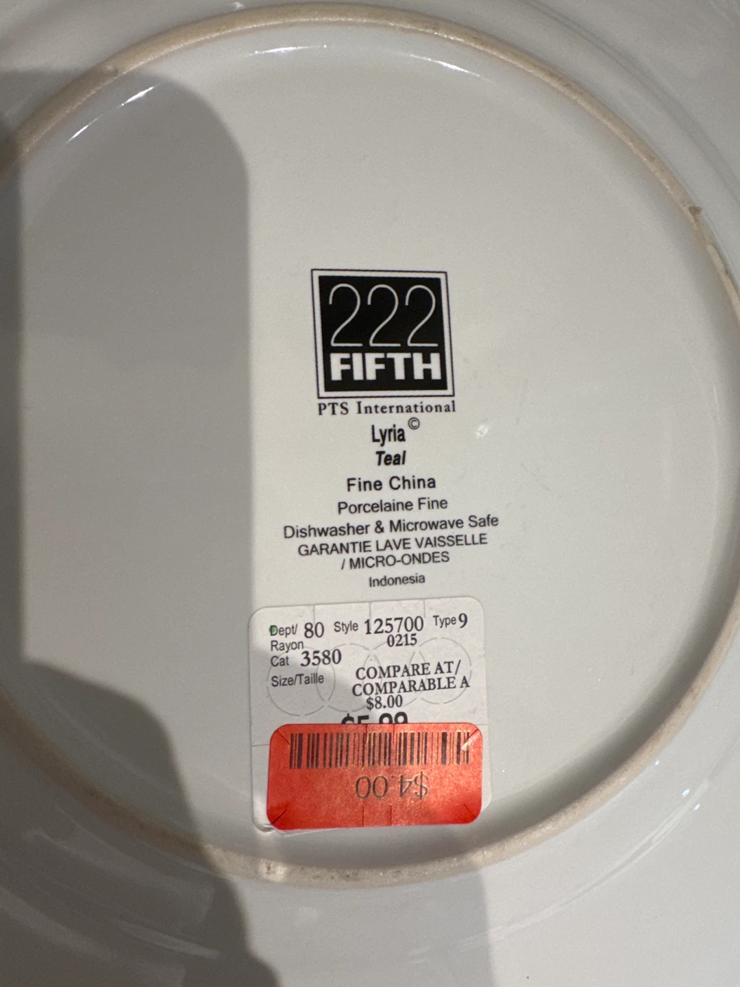 Set of 7 Decorative Dinner and 7 Dessert plates - photo 5