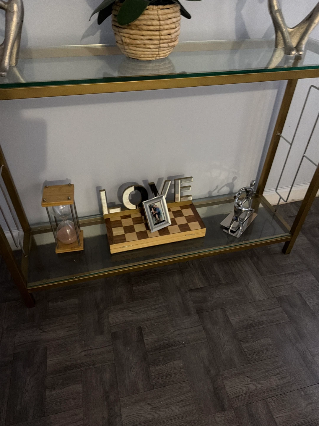 Decorative Hourglass with Wooden Frame