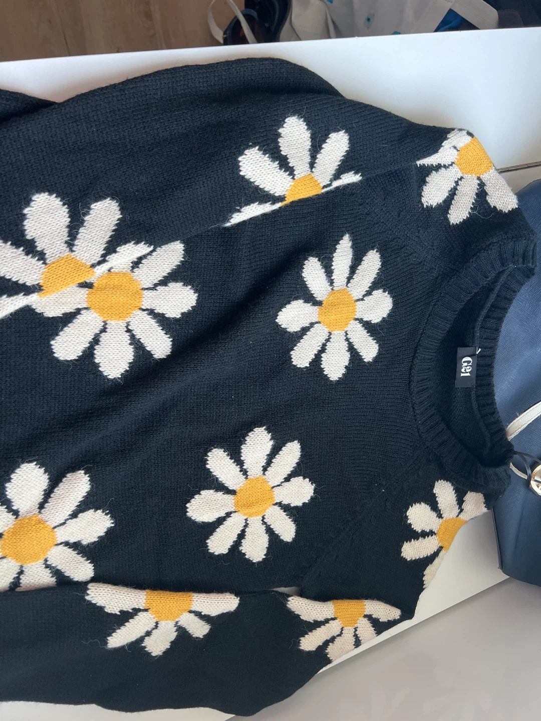 Daisy Print Sweater Dress - photo 2