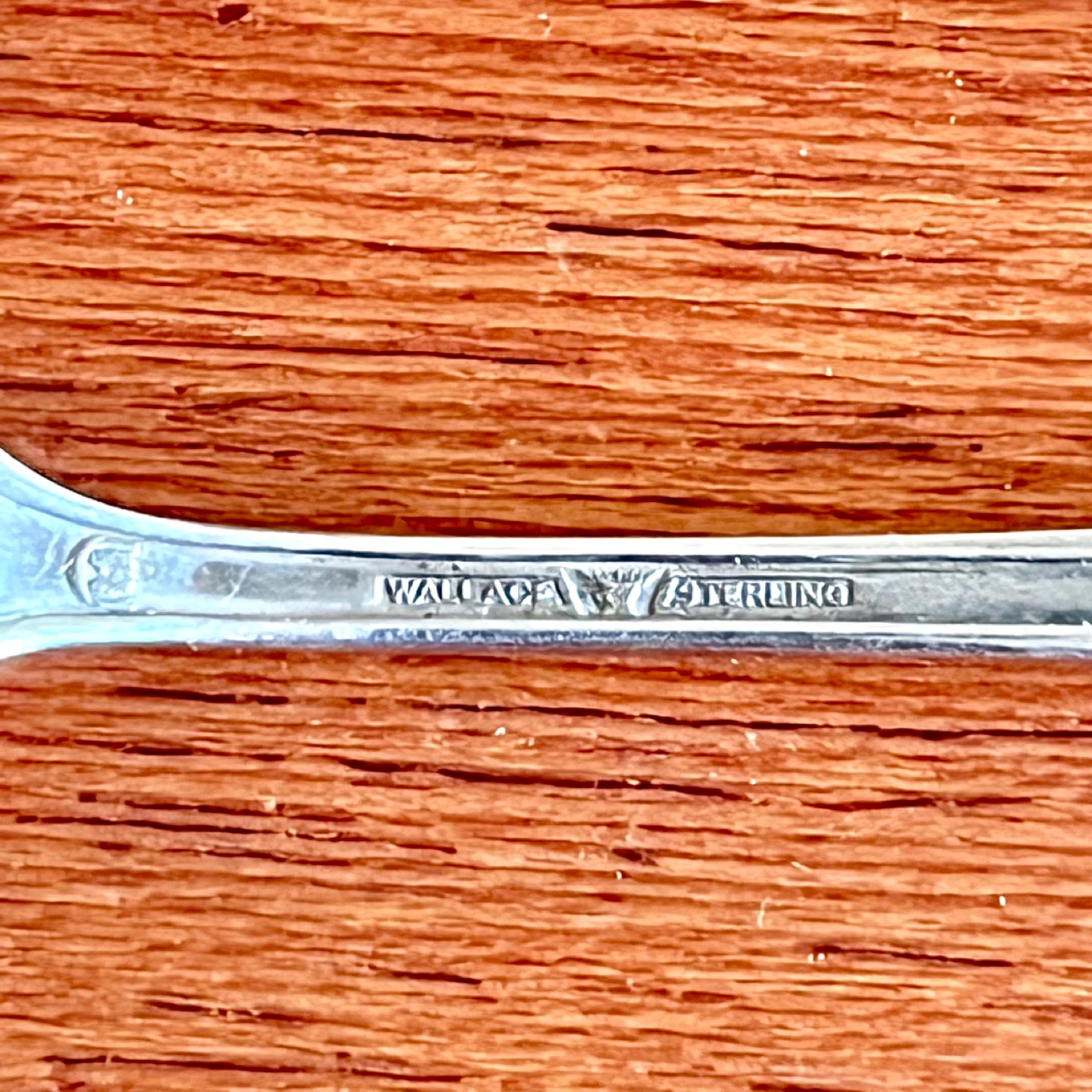 6 Vintage Wallace RosePoint Sterling Silver Teaspoons - photo 3