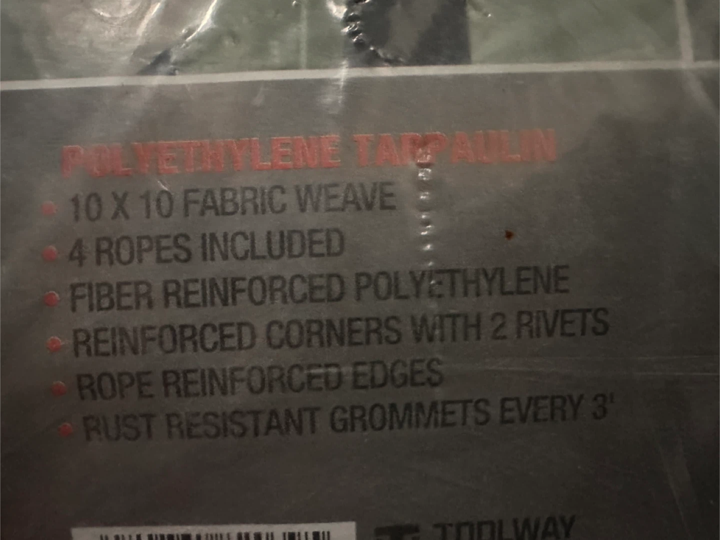 Stinson Construction Polyethylene Tarp 20' x 30' - photo 2