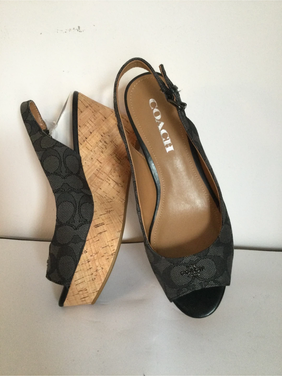 Coach Women's Wedge Slingback Sandals