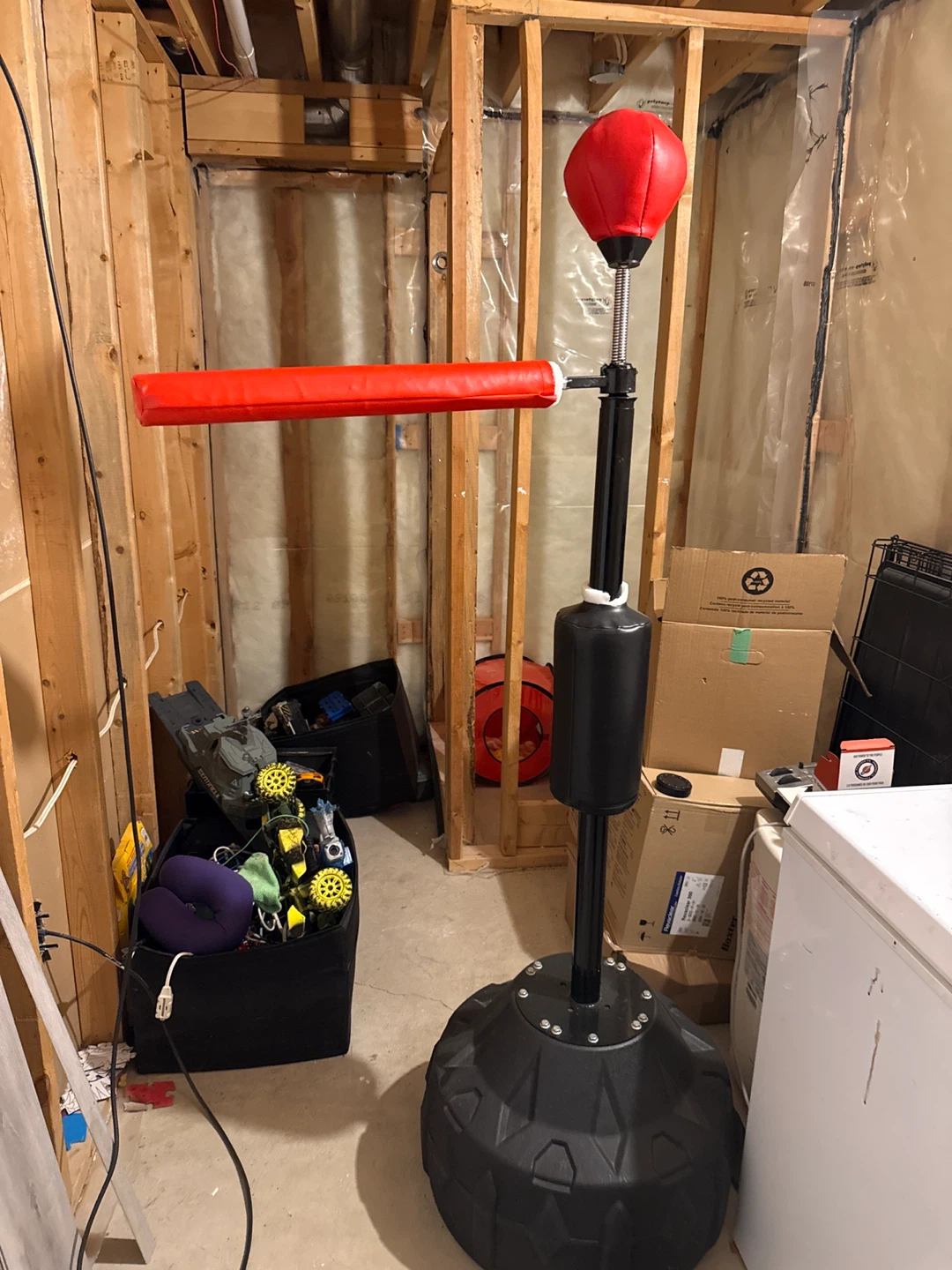 Freestanding Punching Bag with Speedball