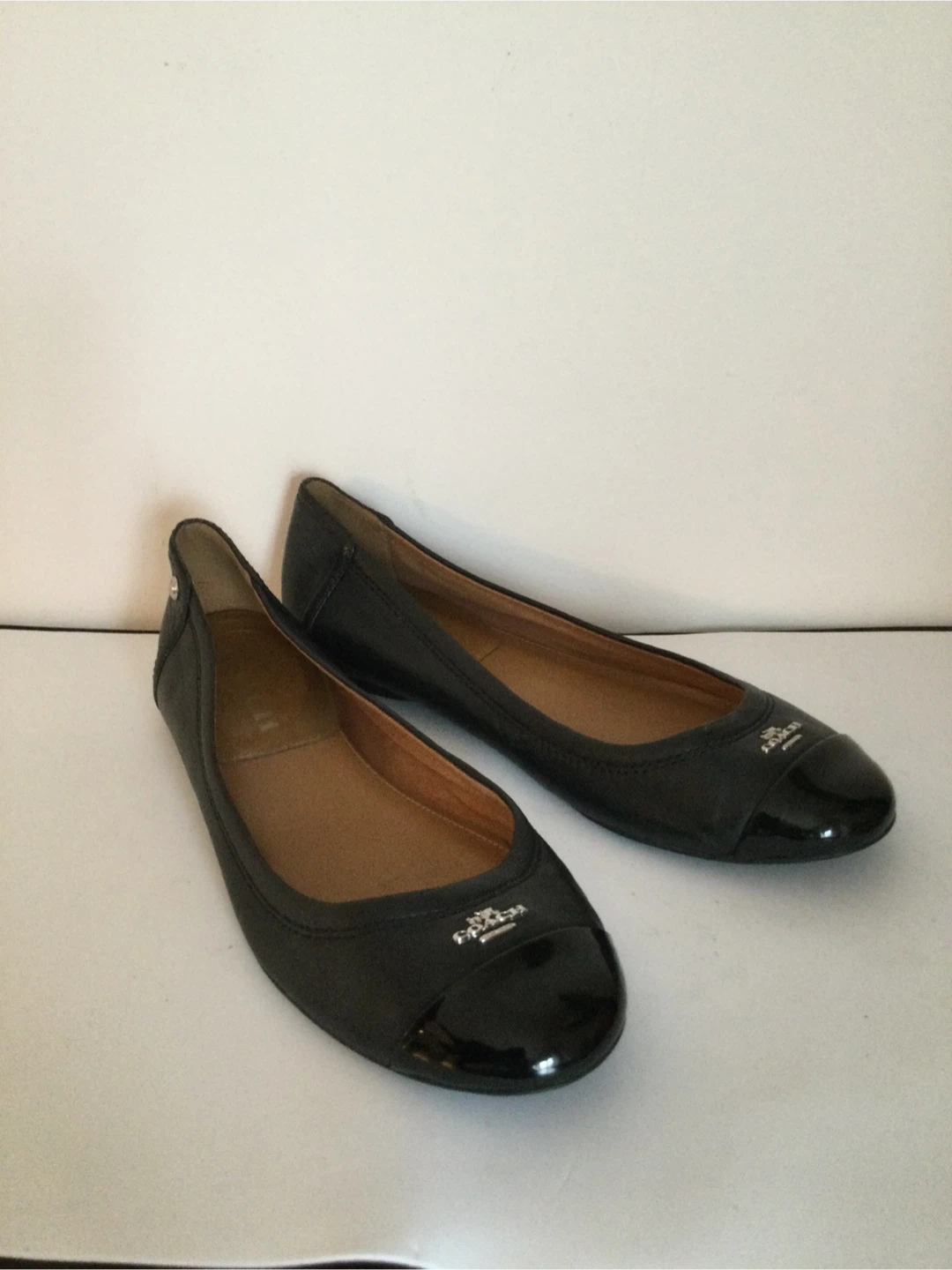 Coach Black Leather Ballet Flats - photo 2