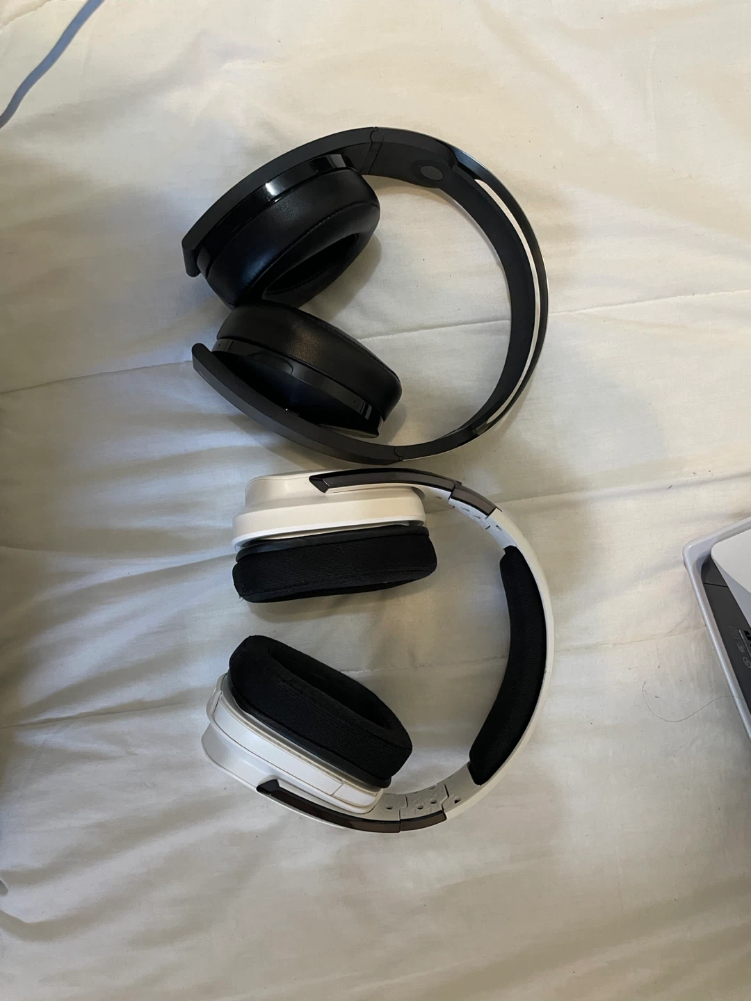 Playstation 5 with two controllers and two headsets