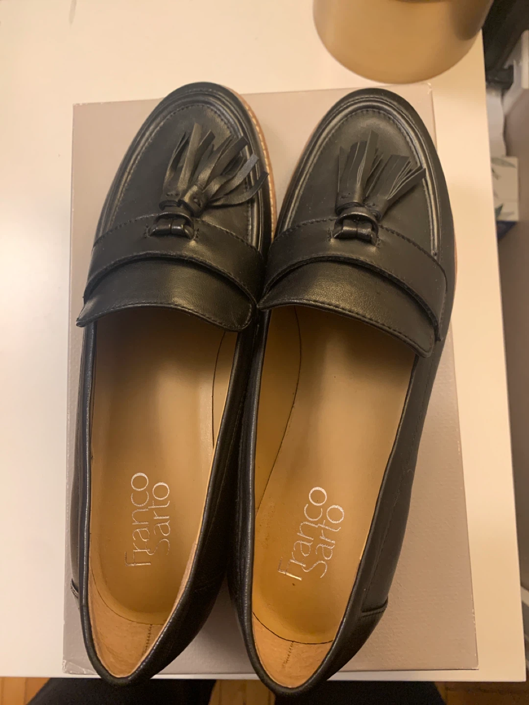 Franco Sarto Black Tassel Loafers - photo 3