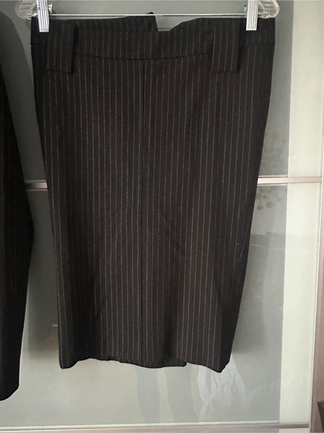 PATRIZIA PEPE Pinstripe Suit Jacket and Skirt Set - photo 2