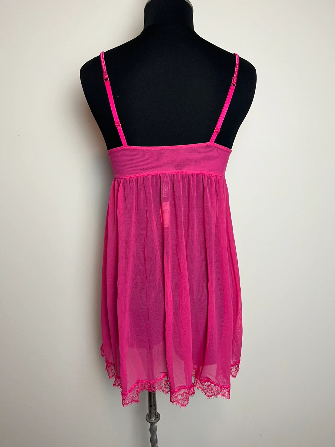 Victoria's Secret Pink Babydoll Chemise Lingerie Size 34B - photo 2