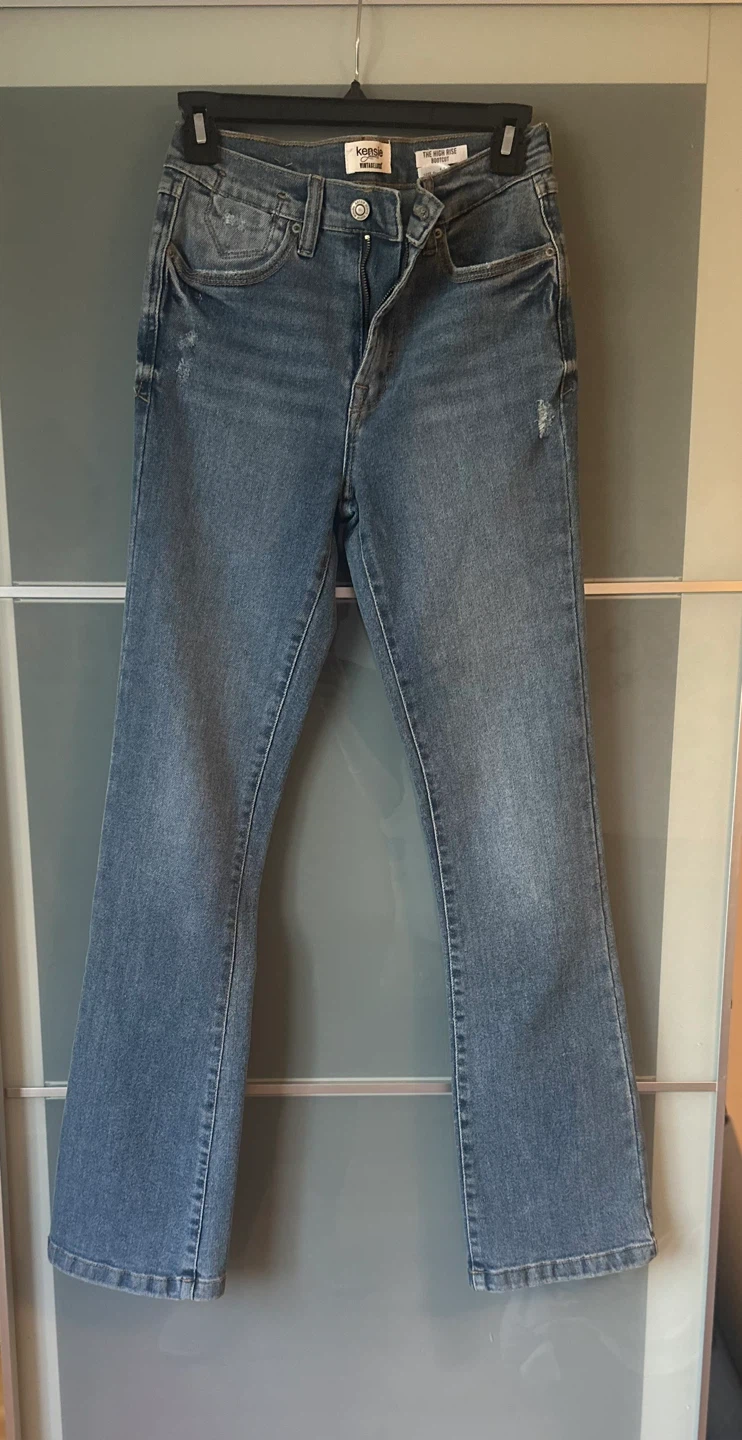 Kensie High Rise Flare Jeans - photo 2