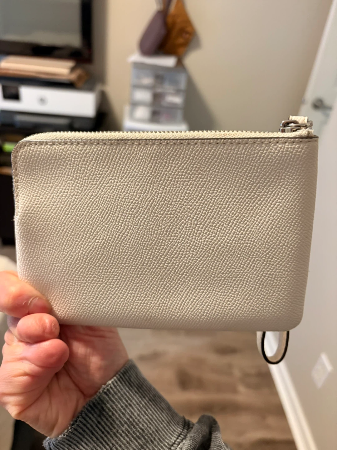 Coach Studded Wristlet Clutch - Off White - photo 3