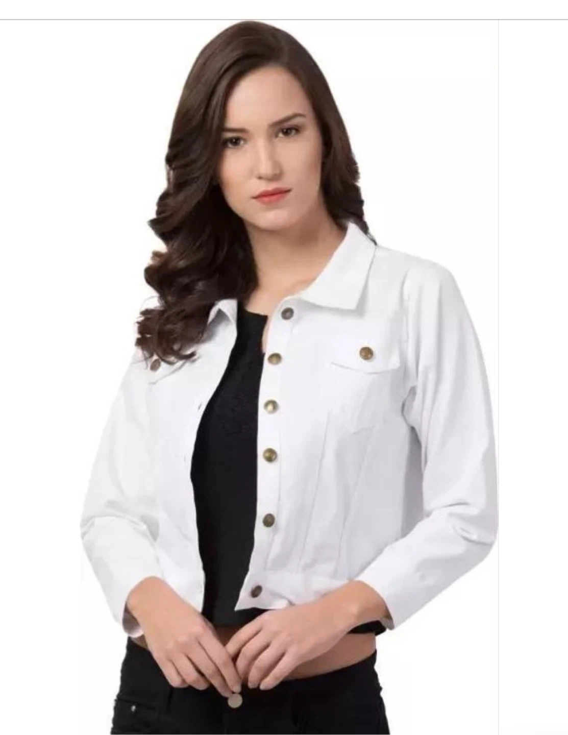 White Denim Jacket - photo 2