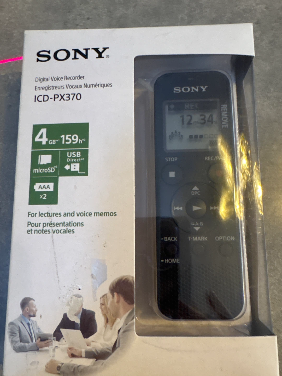 Sony ICD-PX370 Digital Voice Recorder 4GB