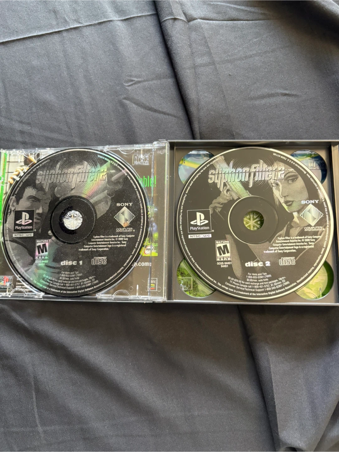 Sony PlayStation 1 Console with Games & Controllers - photo 5