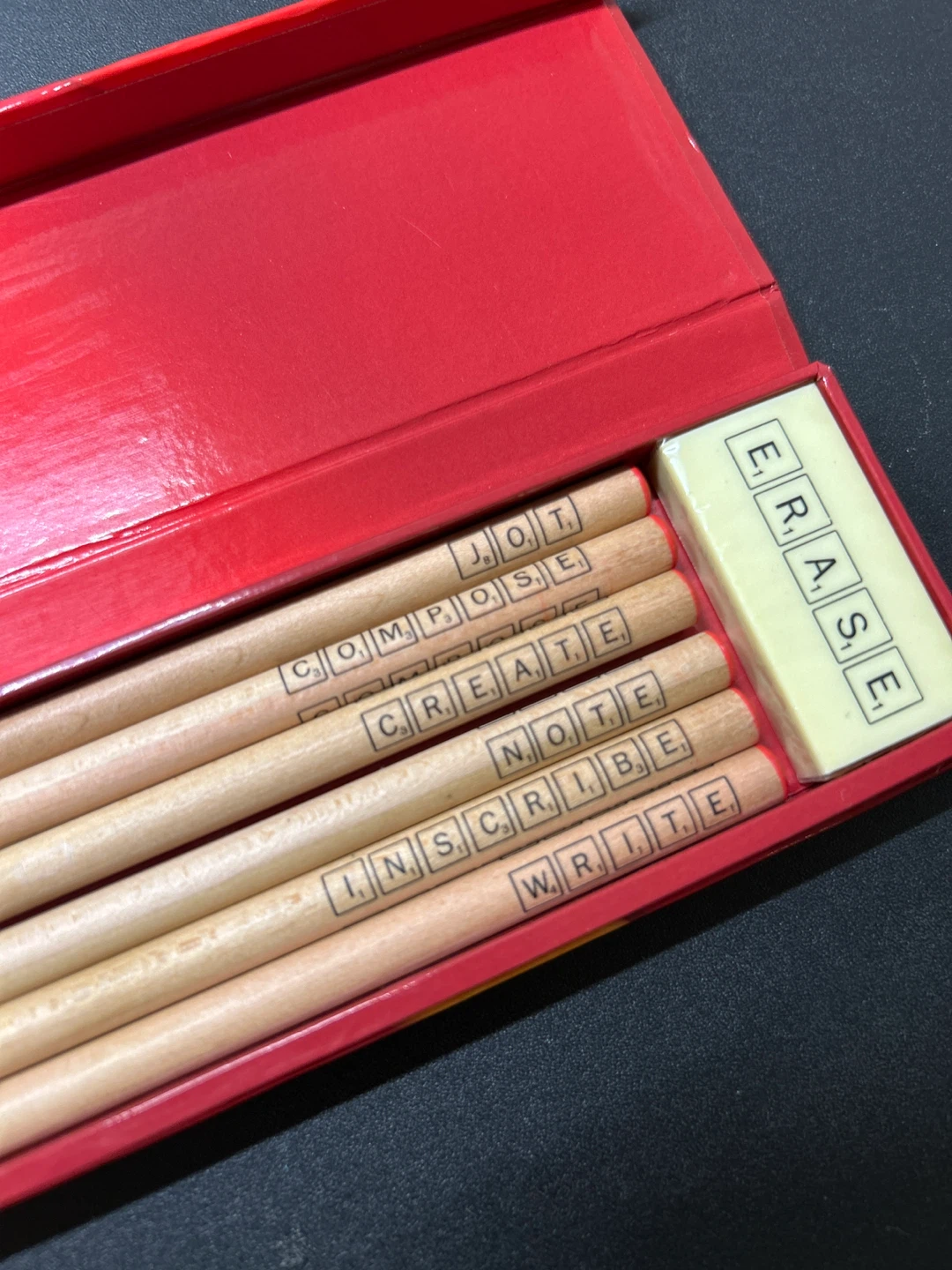 Scrabble Pencil and Eraser Set - photo 3