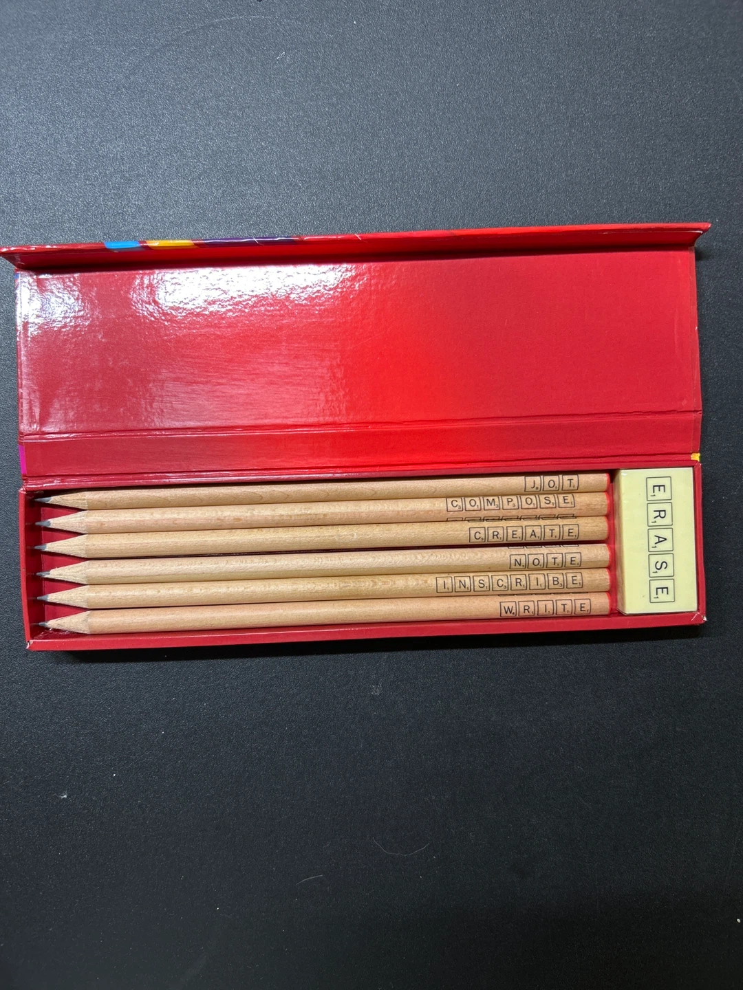 Scrabble Pencil and Eraser Set - photo 2