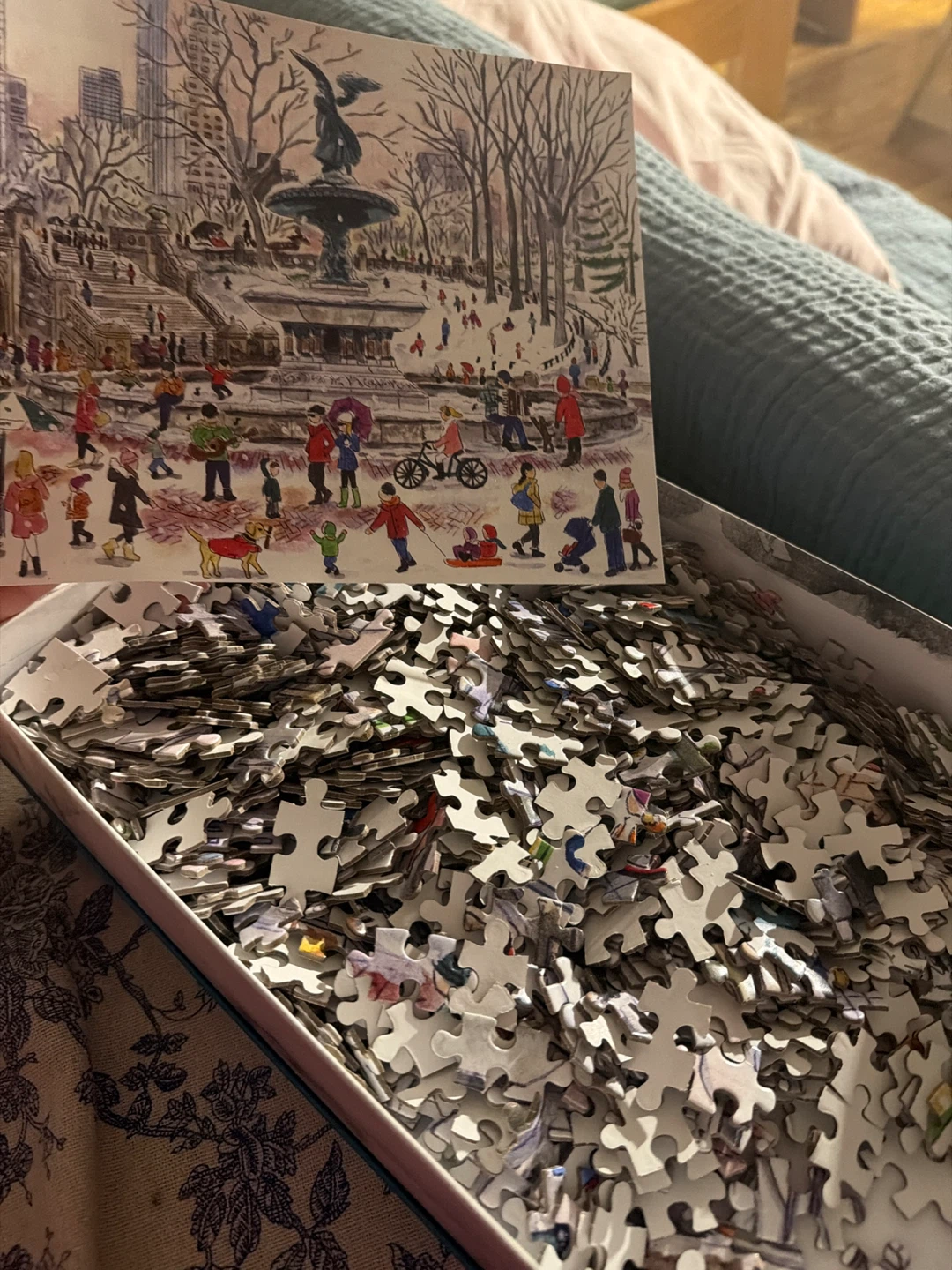 Bethesda Fountain 1000 Piece Jigsaw Puzzle - photo 2