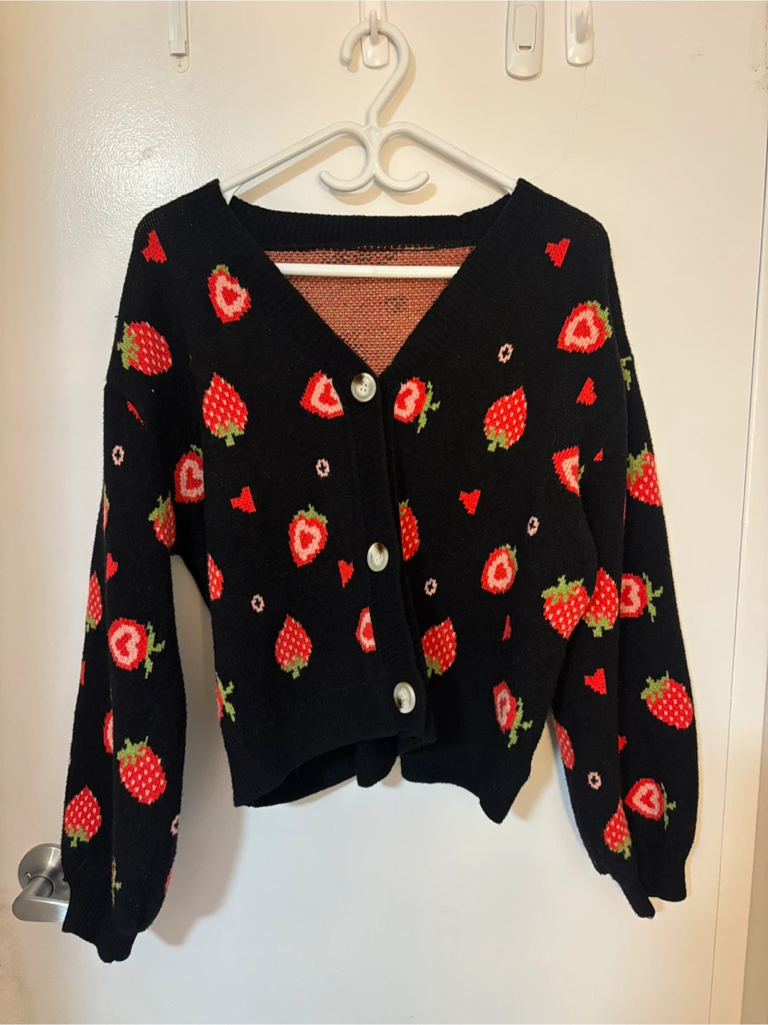 Strawberry Cardigan