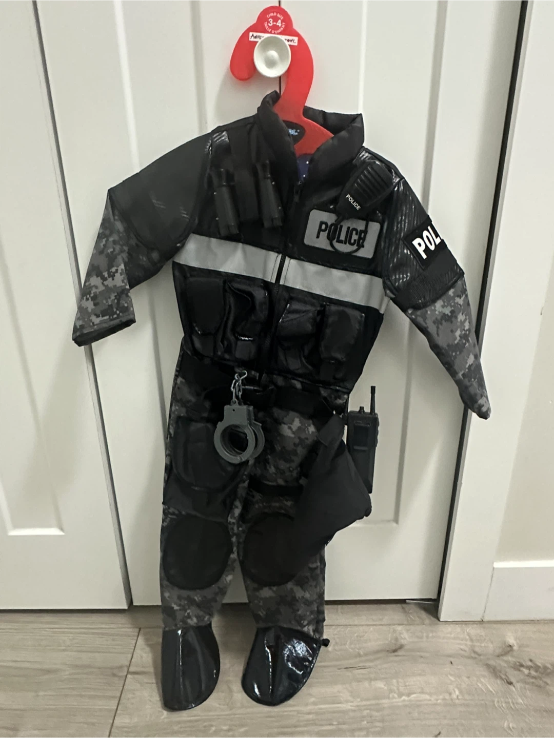Police Costume Set with Hat and Accessories -3T