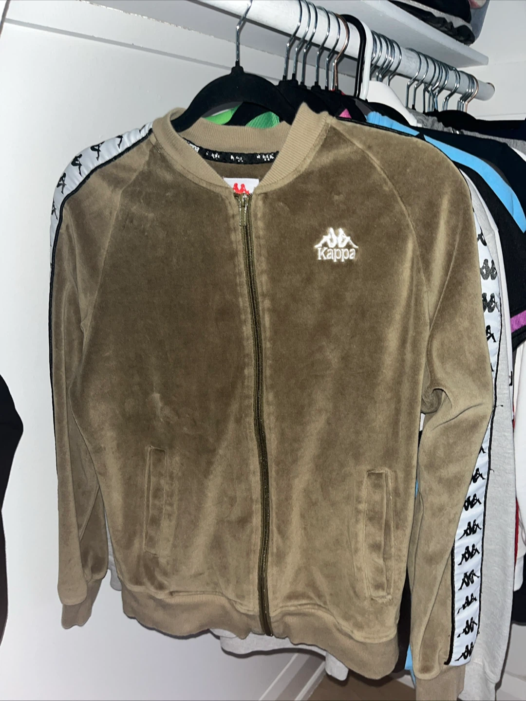 Kappa Velour Track Jacket MEDIUM MUST GO!!!!!!!