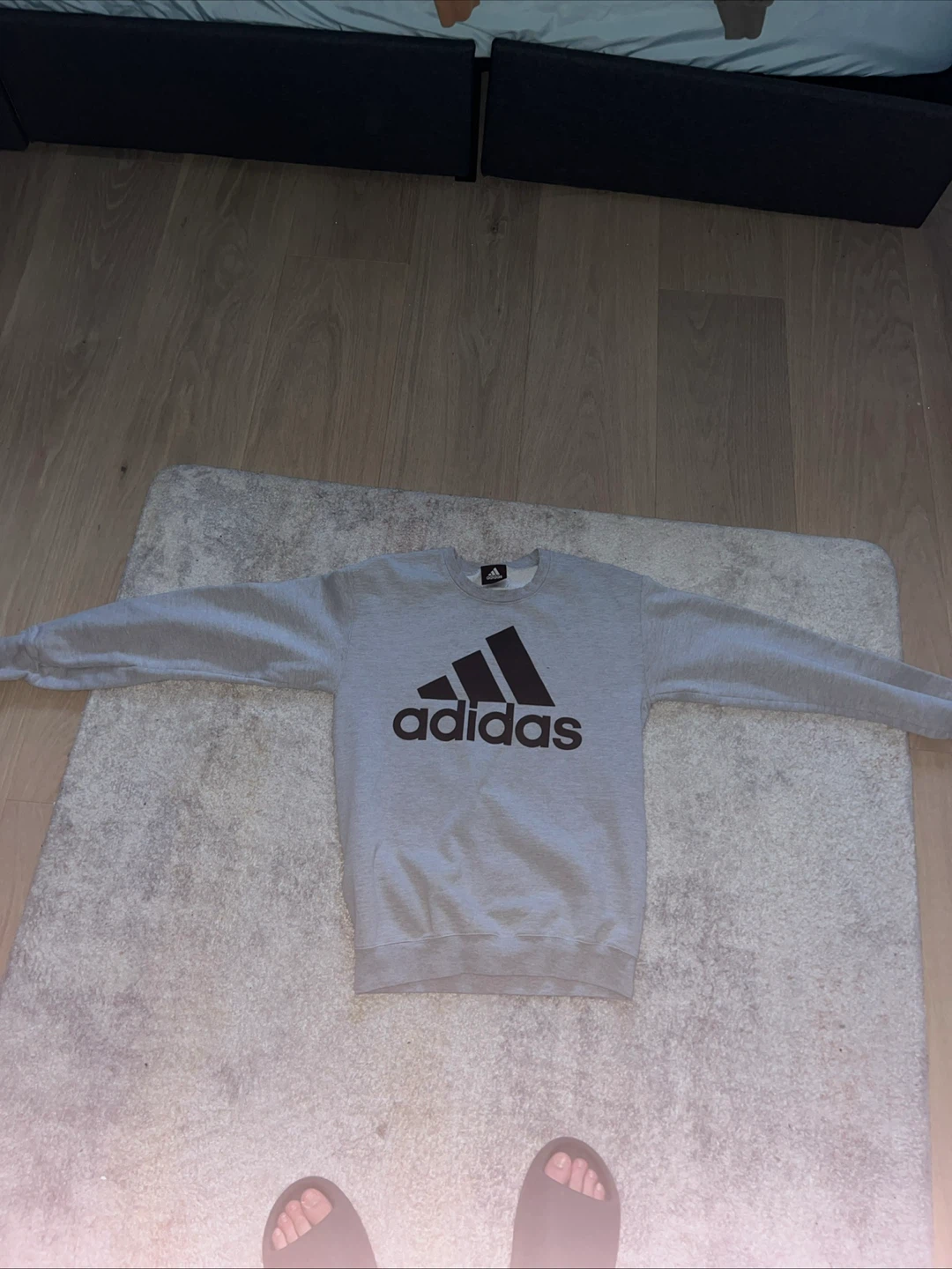 Adidas Grey Crewneck Sweatshirt MUST GOO!!! - photo 2
