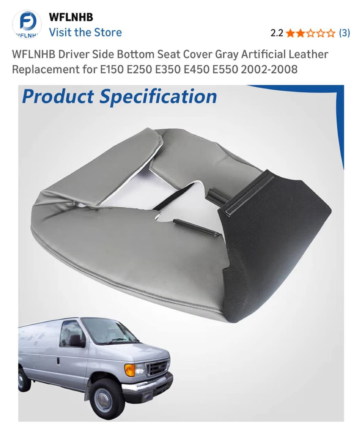 Ford E-Series E150 E250 E350 E450 E550 Driver Side - photo 4