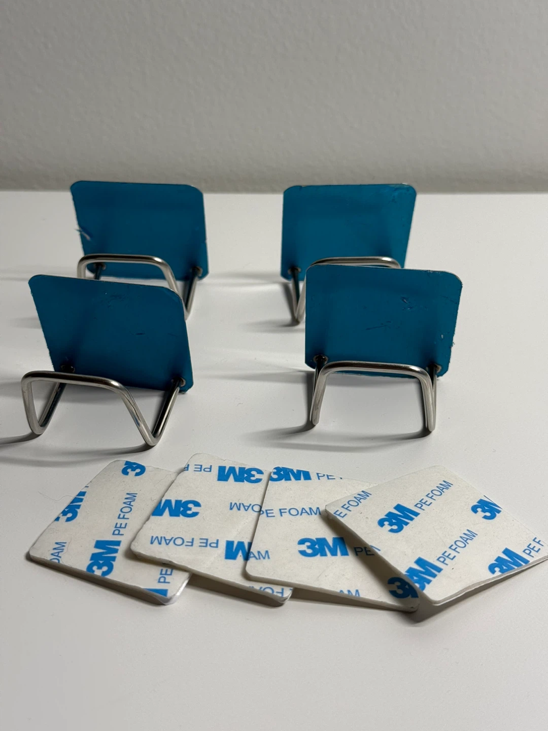 4x Adhesive Hooks with 3M PE Foam Tape - photo 2