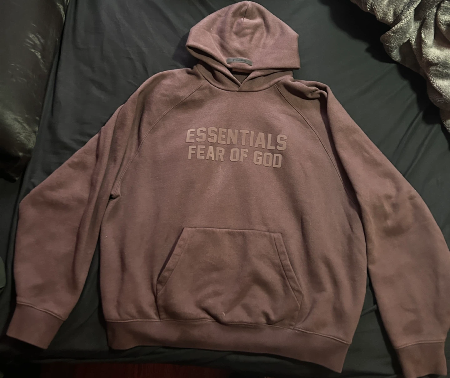 Fear of God Essentials Brown Hoodie - photo 2