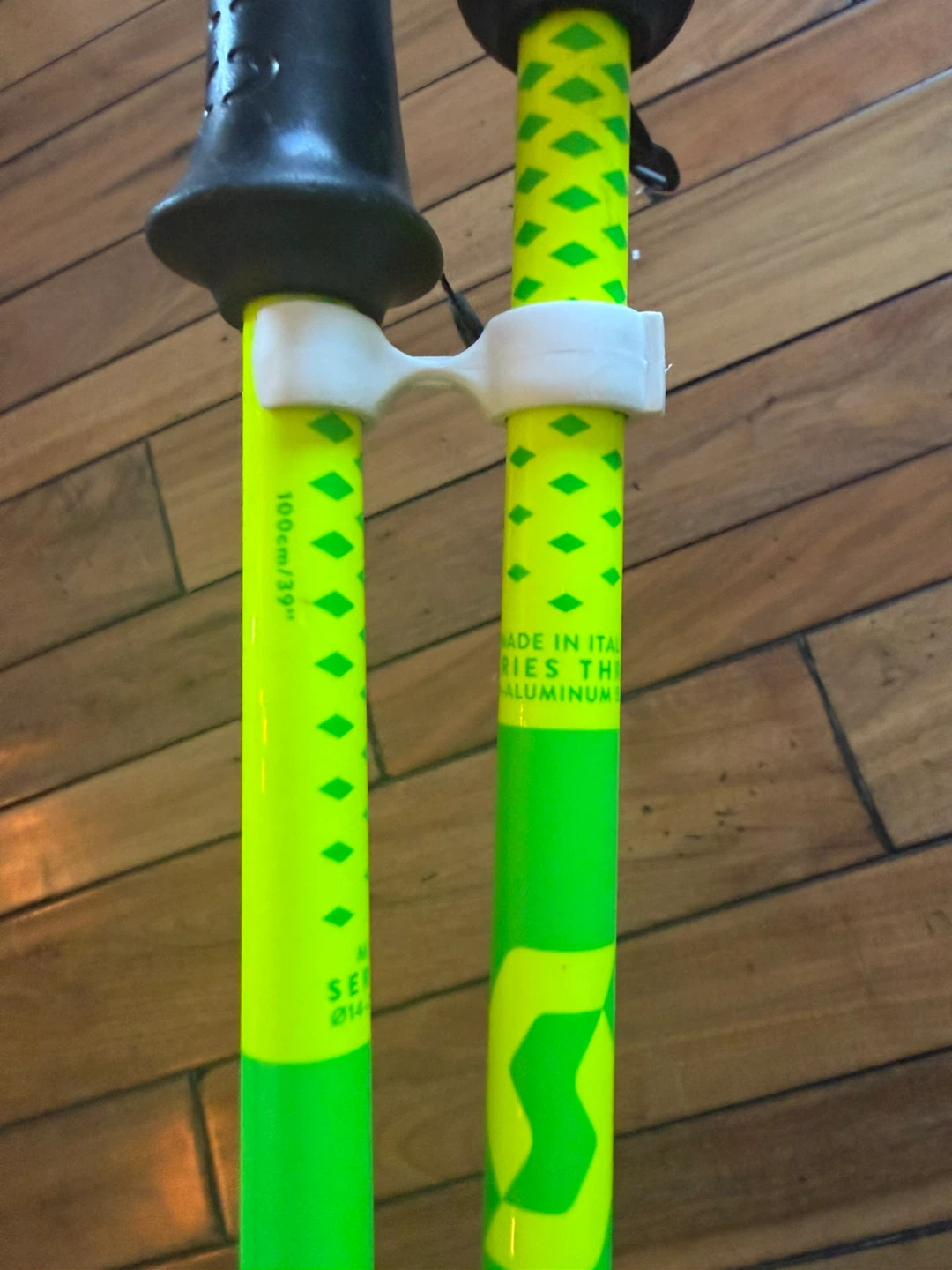 Scott Ski Poles 100cm/39" - Neon Yellow