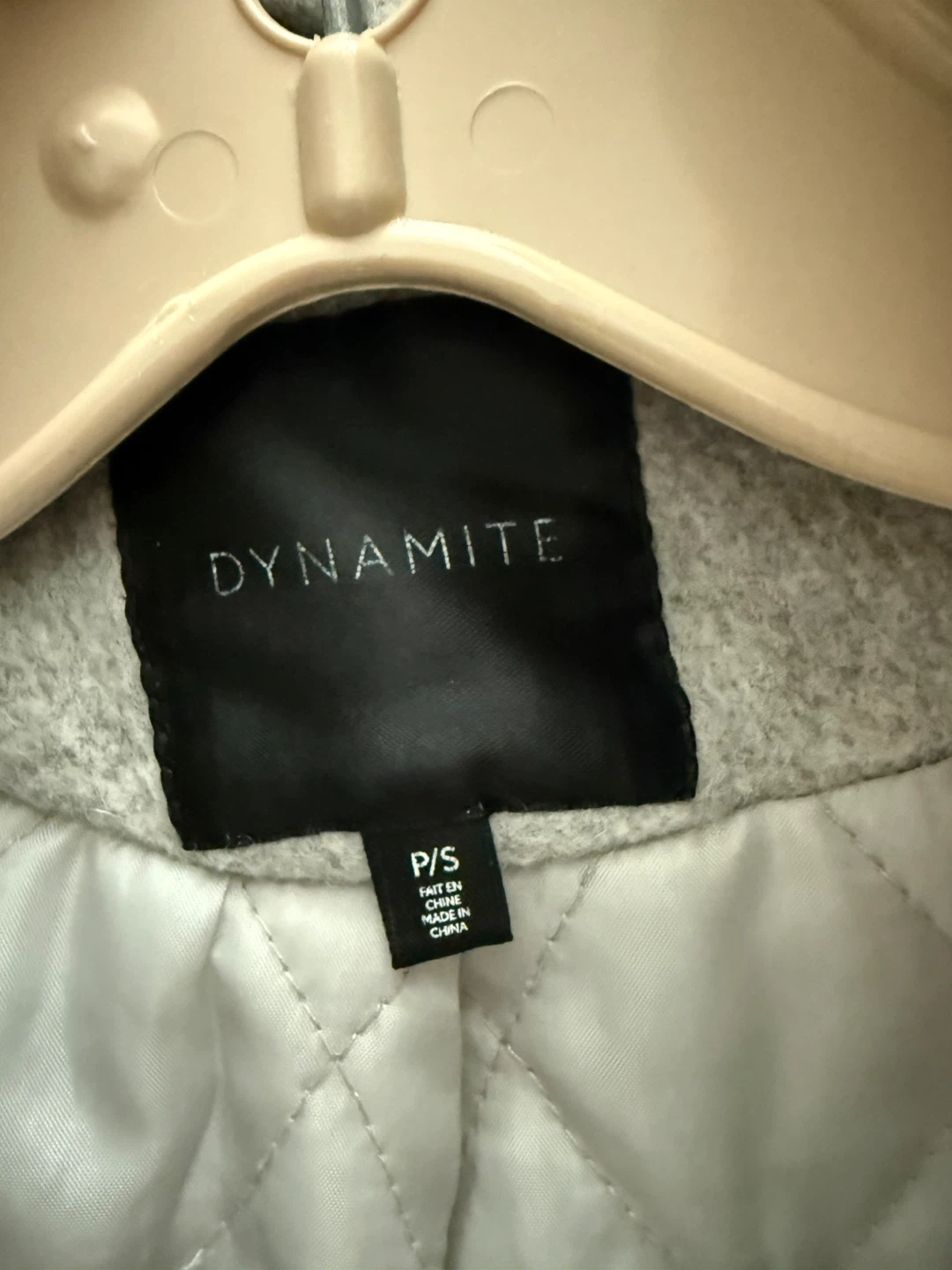 Dynamite Grey Faux Fur Hooded Coat - Size P/S - photo 3