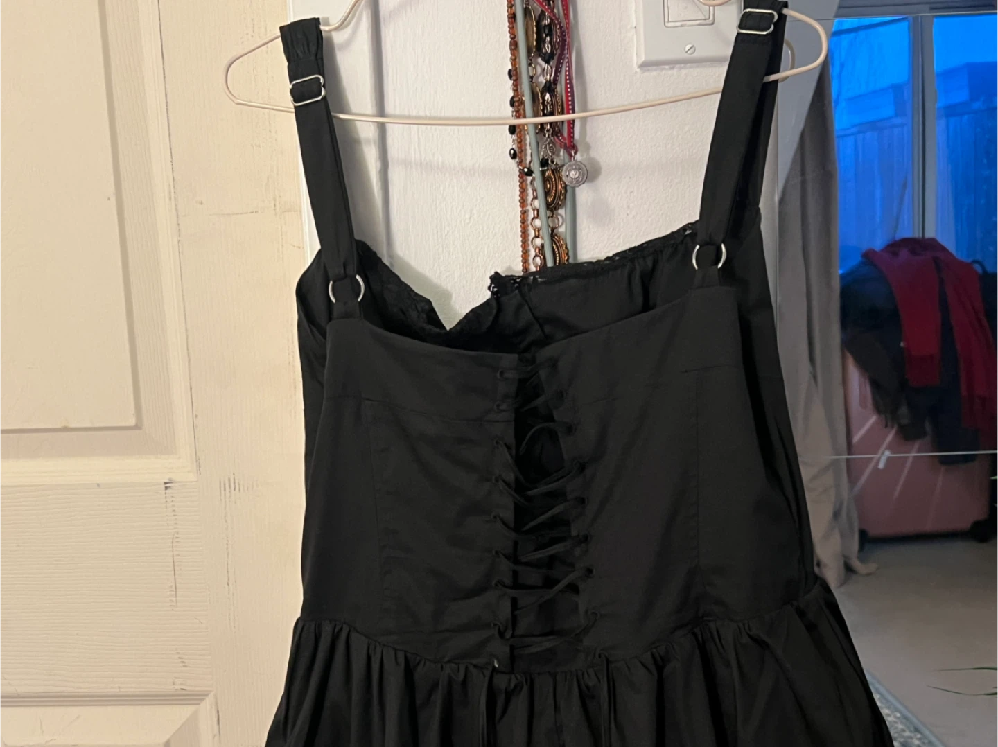 House of CB Black Corset Midi Dress with Lace Trim - photo 4