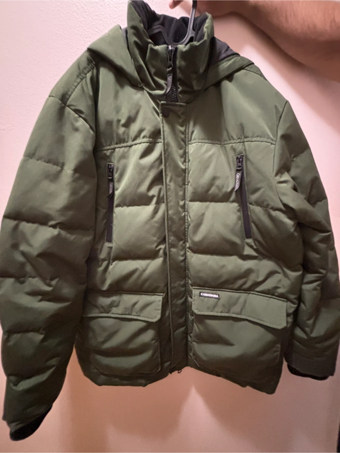Canadiana Puffer Jacket Green - photo 2